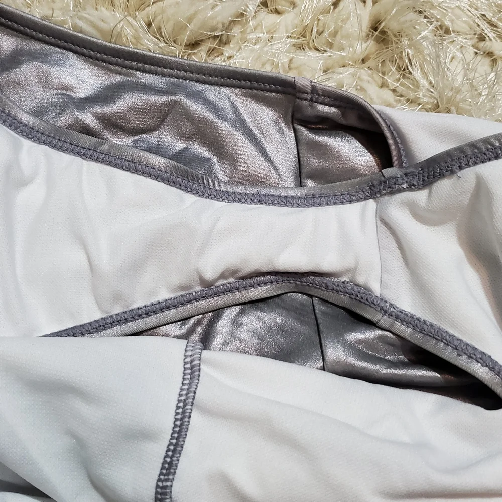 One piece sun kiss silver swimsuit